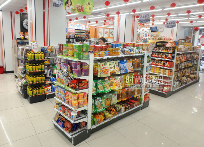 便利店貨架_雙面貨架