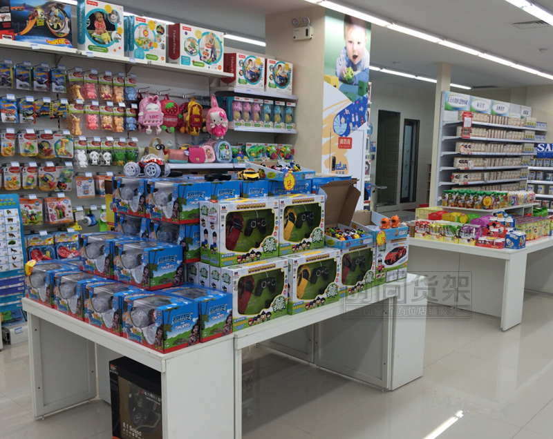 母嬰店貨架_玩具展示臺(tái)