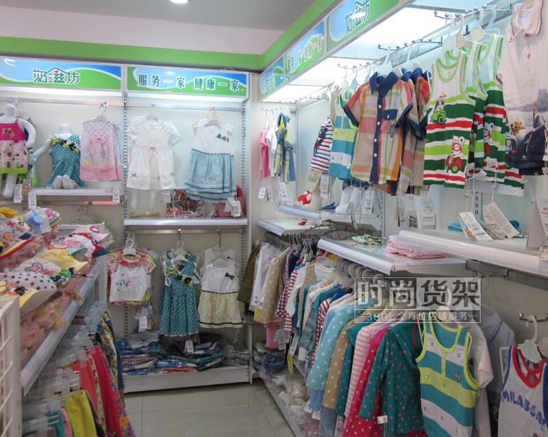 母嬰店貨架_服裝展示架