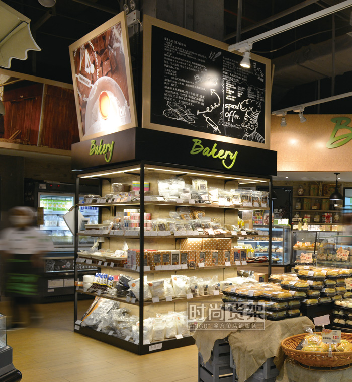 超市貨架_面包貨架