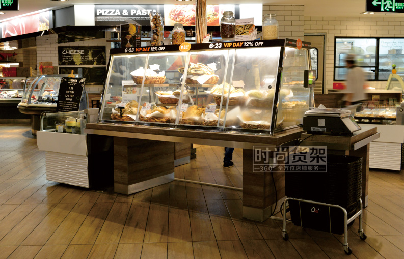 超市貨架_面包展示柜